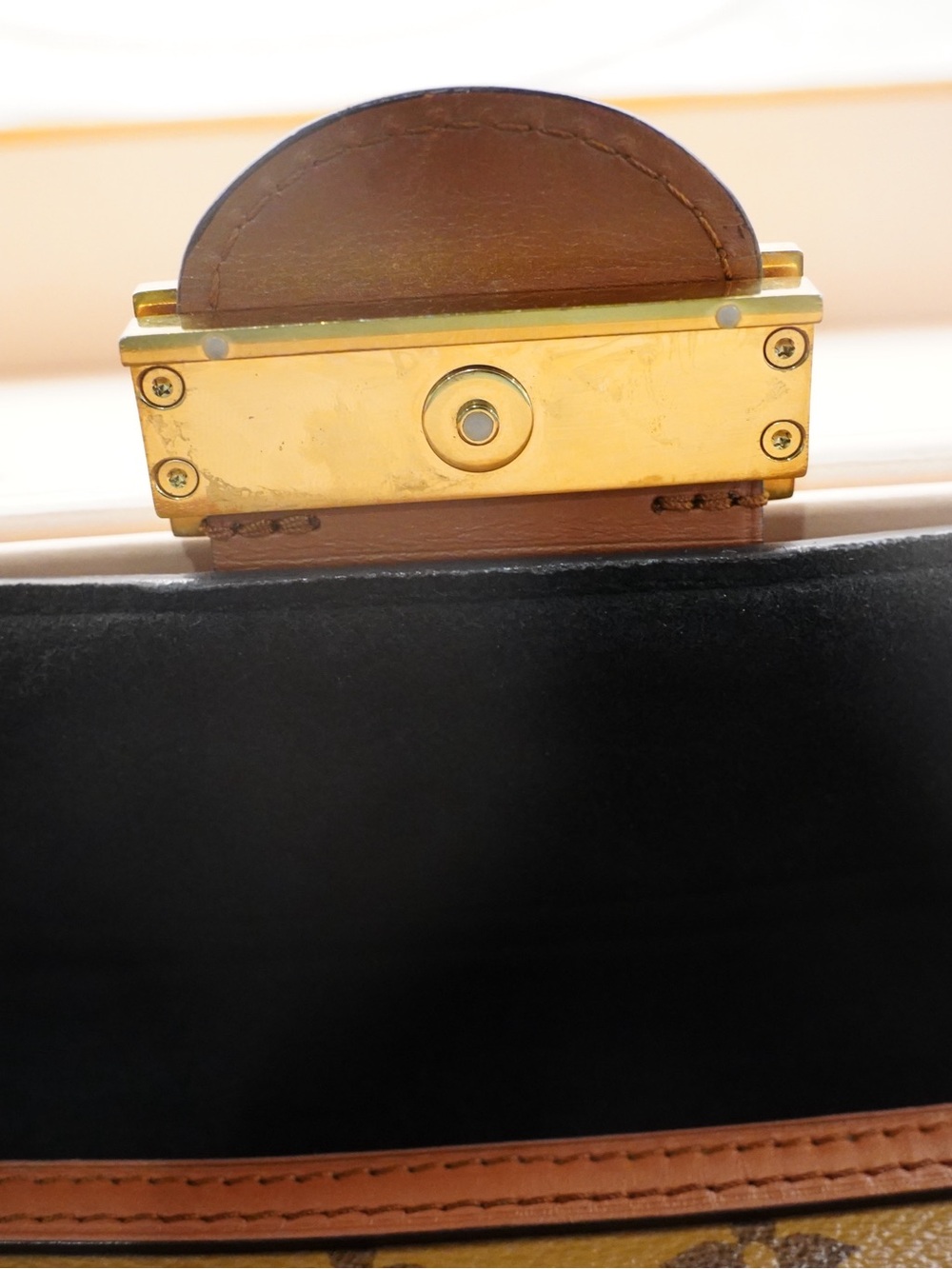 Louis Vuitton Dauphine Reverse Monogram with Gold Hardware/Chain - Picture 9 of 16